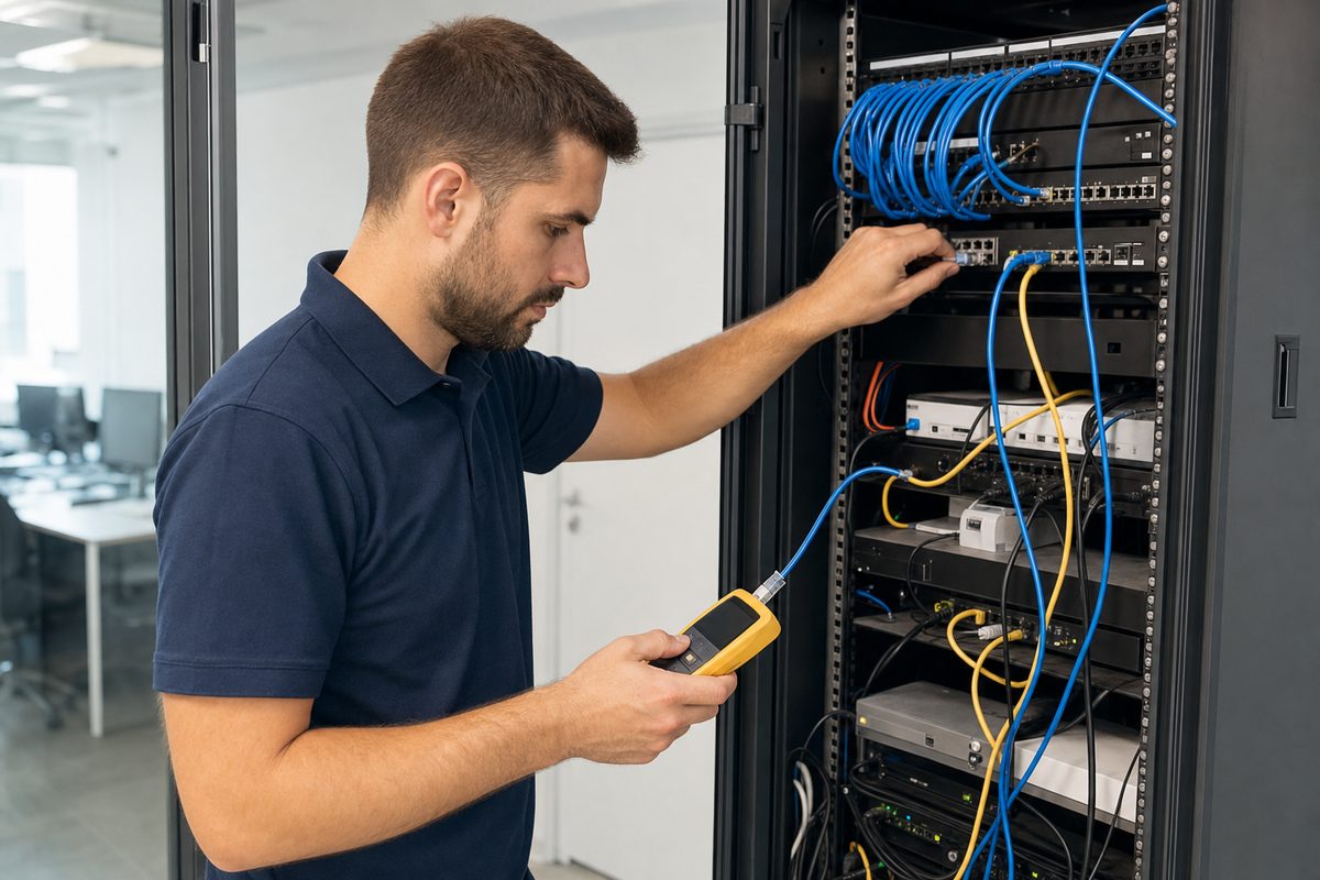 Network kabini kurulum ve teknik saha desteği